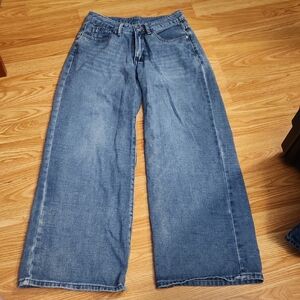 SHEIN Blue Flare & Wide Leg Jeans